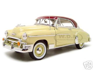 1950 Chevrolet Bel Air Cream 1/18 Diecast Model Car By Motormax