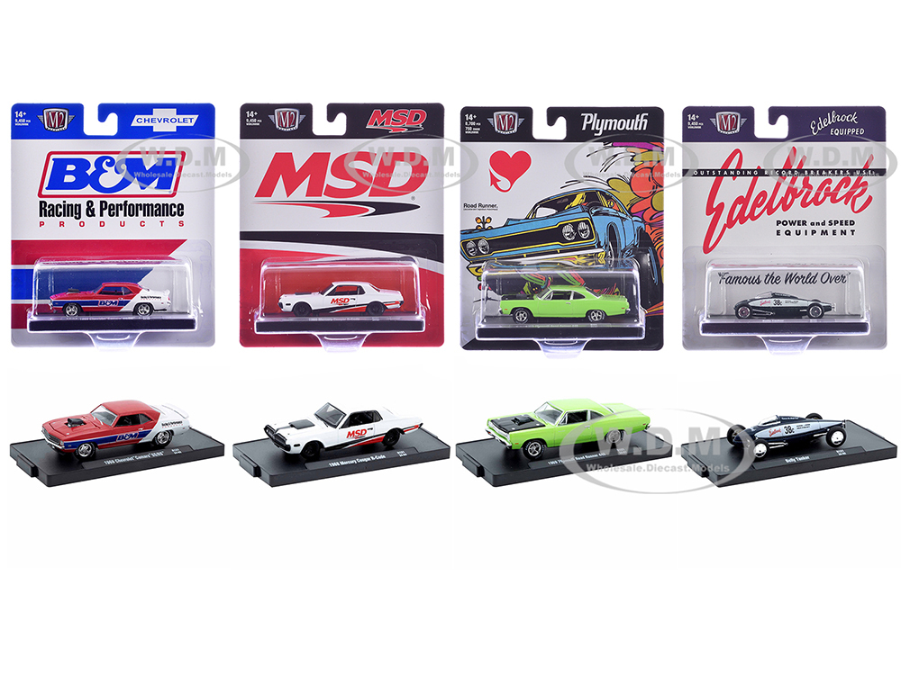 "Auto-Drivers" Set of 4 pieces in Blister Packs Release 121 Limited Edition to 9450 pieces Worldwide 1/64 Diecast Model Cars by M2 Machines