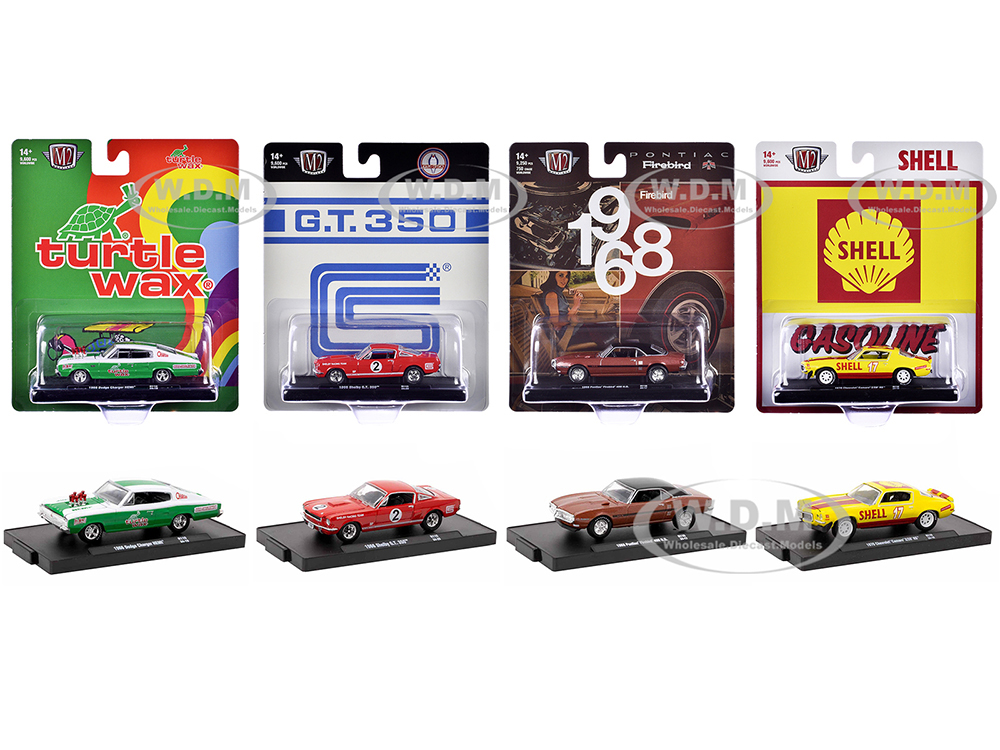 Auto-Drivers Set of 4 pieces in Blister Packs Release 110 Limited Edition to 9600 pieces Worldwide 1/64 Diecast Model Cars by M2 Machines