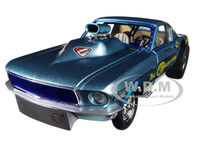 Ohio Georges 1967 Ford Mustang Malco Gasser With Airplow Front Spoiler Limited Edition To 900 Pieces Worldwide 1/18 Diecast Model Car By Gmp