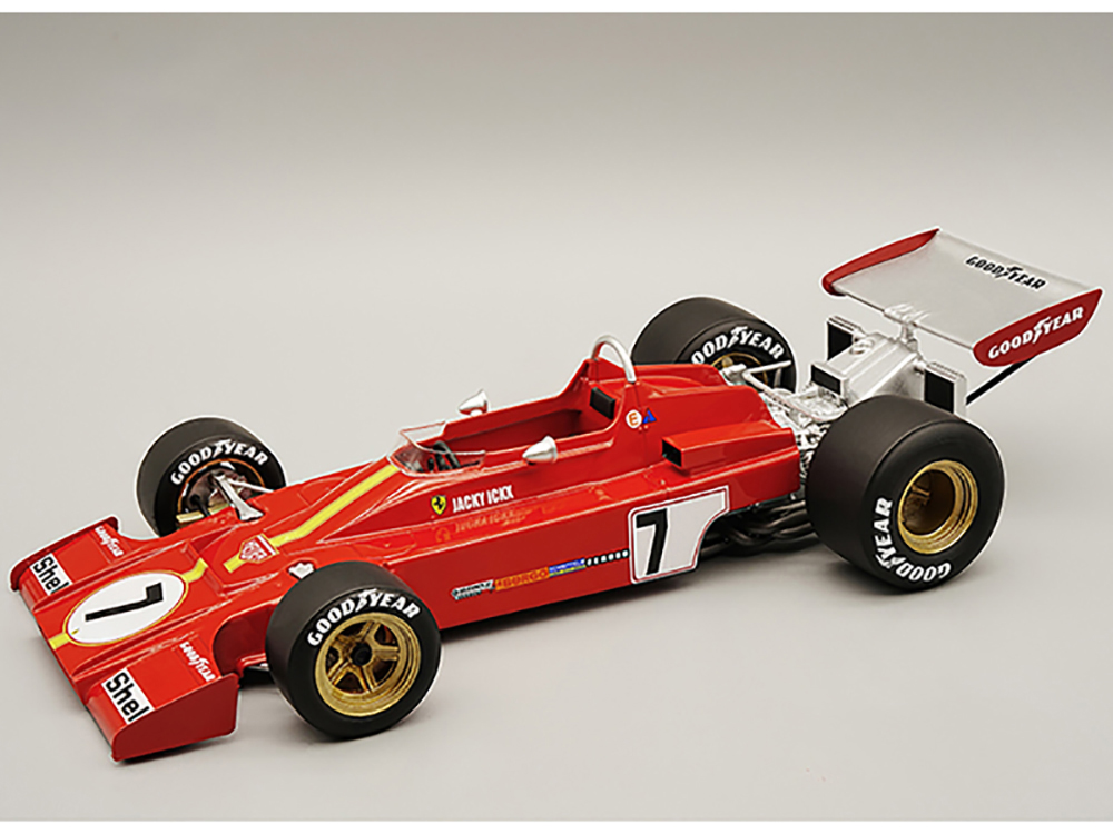 Ferrari 312 B3-73 #7 Jacky Ickx Formula One F1 Spanish GP (1973) Limited Edition to 155 pieces Worldwide Mythos Series 1/18 Model Car by Tecnomodel