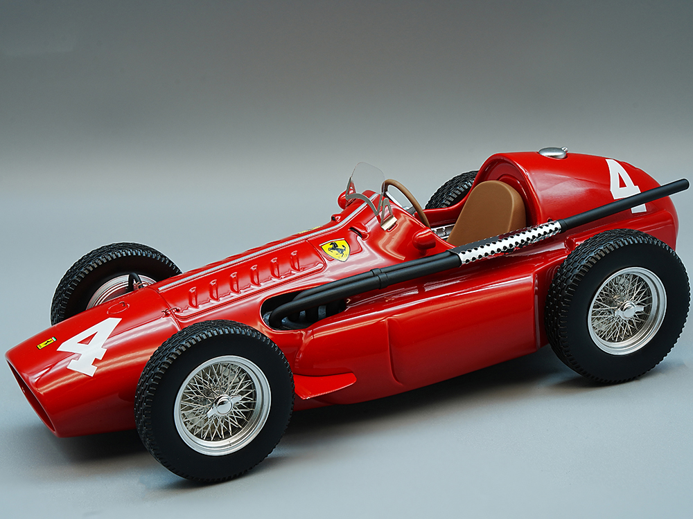 Ferrari F1 555 Super Squalo #4 Eugenio Castellotti 3rd Place Formula One F1 Italy GP (1955) Limited Edition to 100 pieces Worldwide Mythos Series 1/18 Model Car by Tecnomodel