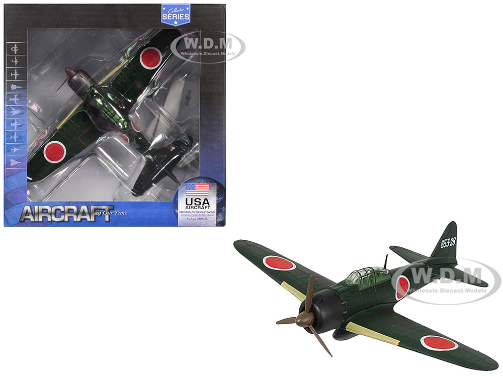 Mitsubishi A6M5 Type 52 Zero Fighter Aircraft 261st Naval Air Corps Imperial Japanese Navy Air Service Collector Series 1/72 Diecast Model by Air Force 1