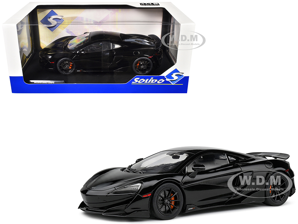 2018 McLaren 600LT Black 1/18 Diecast Model Car by Solido