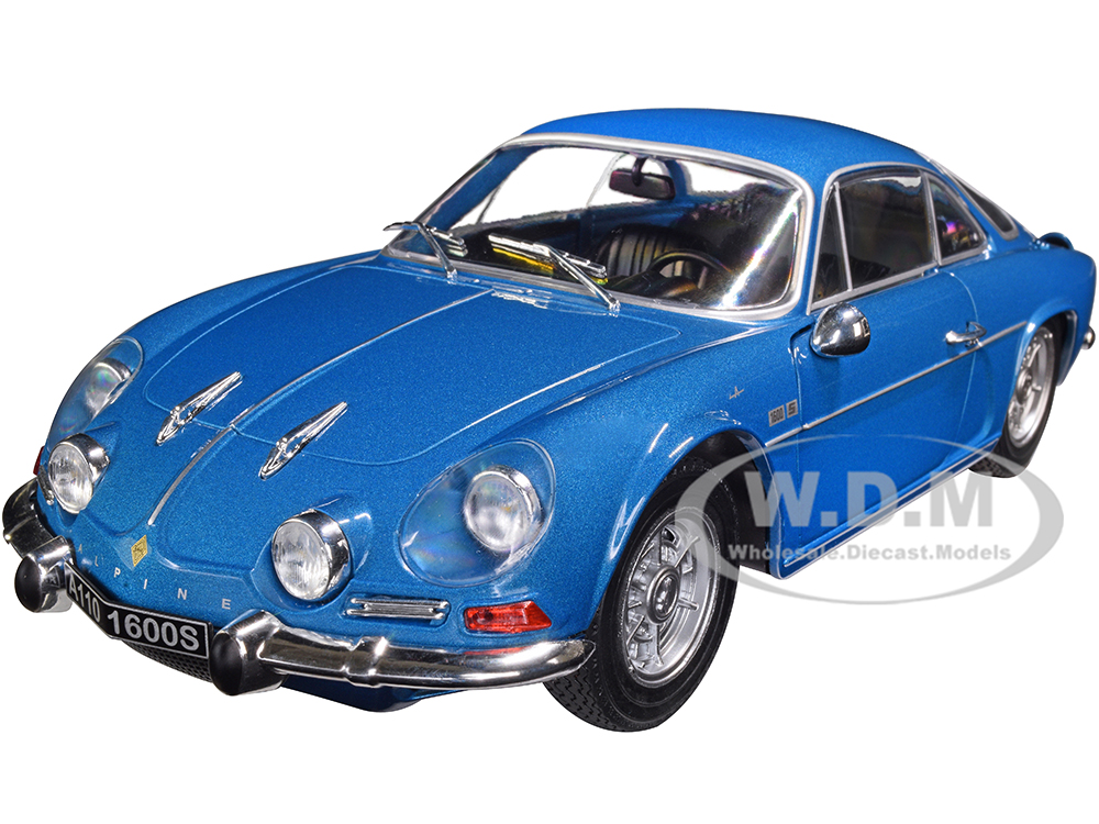 1969 Alpine A110 1600S Blue Alpine Metallic 1/18 Diecast Model Car by Solido
