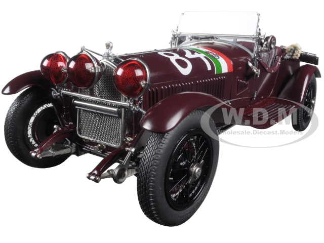 1930 Alfa Romeo 6c 1750 Grand Sport Mille Miglia 84 Limited Edition To 2000pcs 1/18 Diecast Model Car By Cmc