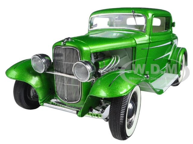 1932 Ford Grand National Deuce Series 6 Last In Series Synergy Green Metallic Limited Edition To 996pcs 1/18 Diecast Model Car By Acme