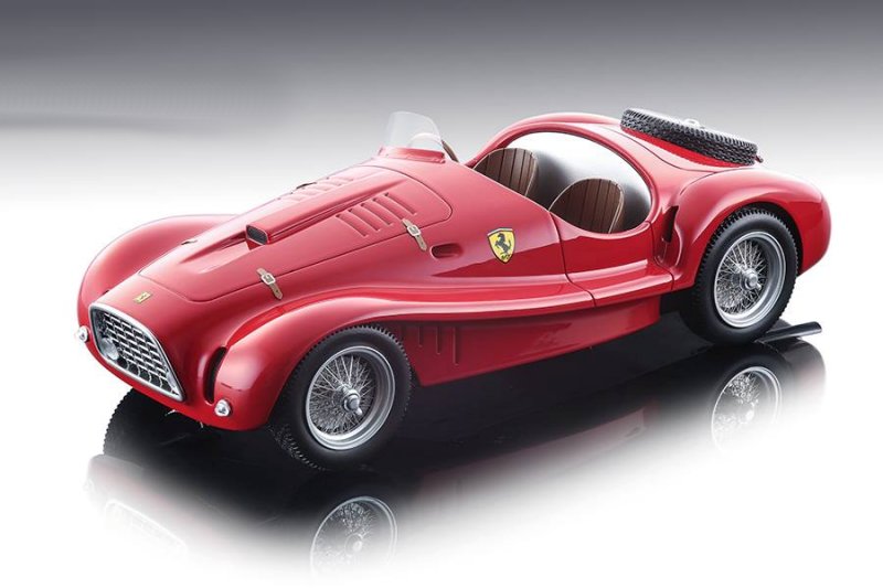 Ferrari 225 S Spyder Vignale 1952 Press Version (rosso Corsa) Red Mythos Series Limited Edition To 150 Pieces Worldwide 1/18 Model Car By Tecnomodel