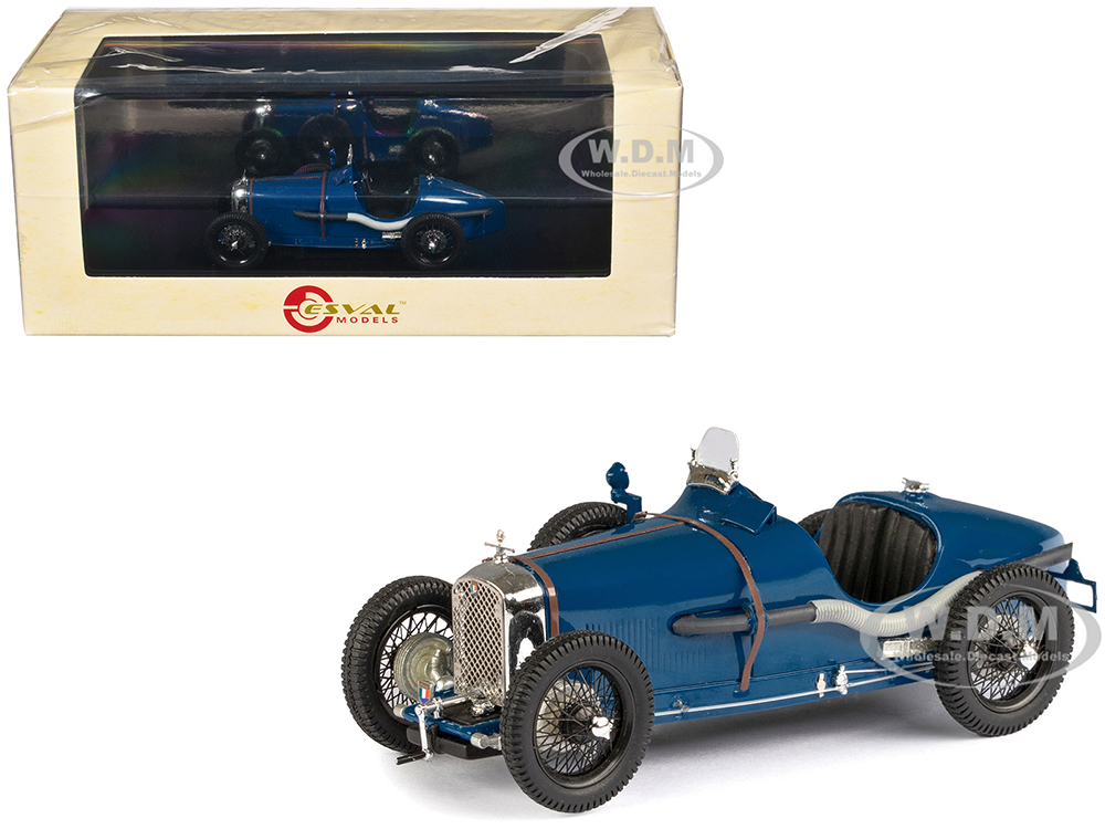 1928 Amilcar C6 Racer Blue Limited Edition to 125 pieces Worldwide 1/43 Model Car by Esval Models