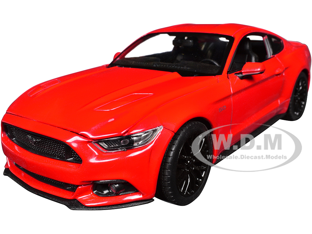 2015 Ford Mustang GT 5.0 Red "NEX Models" Series 1/24 Diecast Model Car by Welly