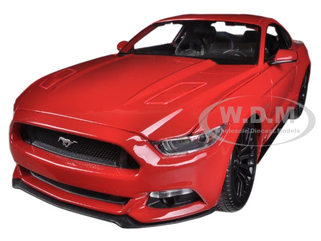 2015 Ford Mustang Gt 5.0 Red 1/18 Diecast Car Model By Maisto