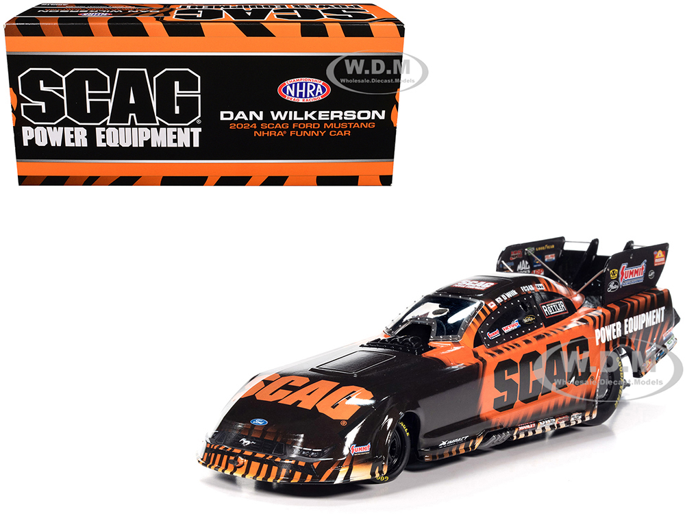 Ford Mustang NHRA Funny Car Dan Wilkerson "SCAG Power Equipment" (2024) Limited Edition 1/24 Diecast Model by Auto World