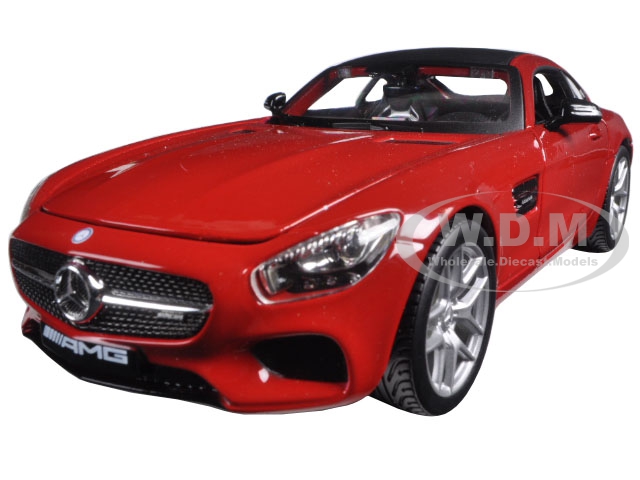 Mercedes Amg Gt Red 1/24 Diecast Model Car By Maisto