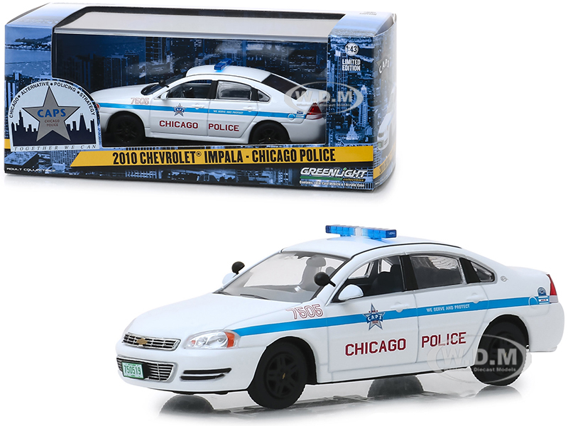 2010 Chevrolet Impala "chicago Police" 1/43 Diecast Model Car By Greenlight