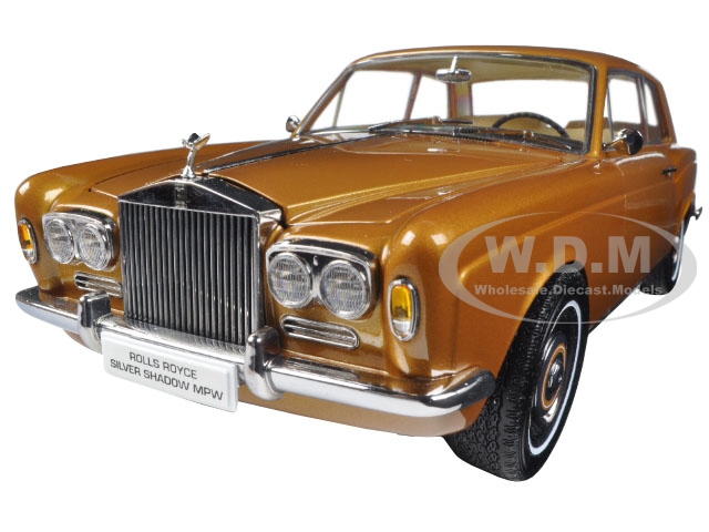 1968 Rolls Royce Silver Shadow Bronze 1/18 Diecast Model Car By Paragon