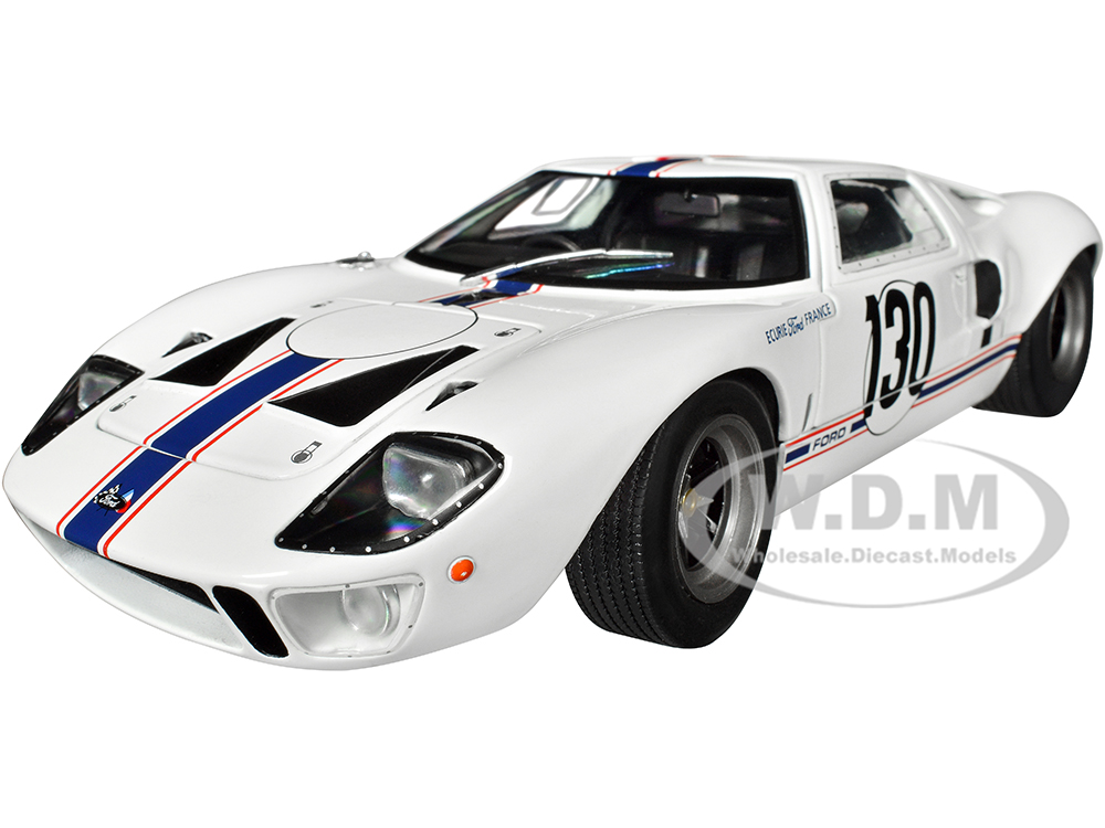 Ford GT40 MK1 #130 Henri Greder - Jean-Michel Giorgi Targa Florio (1967) Competition Series 1/18 Diecast Model Car by Solido