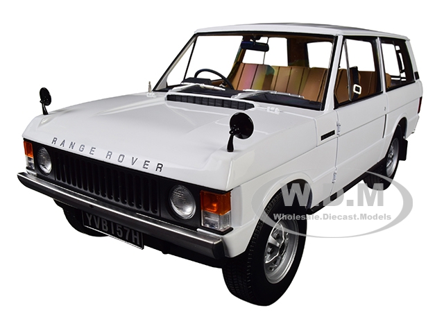 1970 Range Rover Land Rover White 1/18 Diecast Model Car By Almost Real