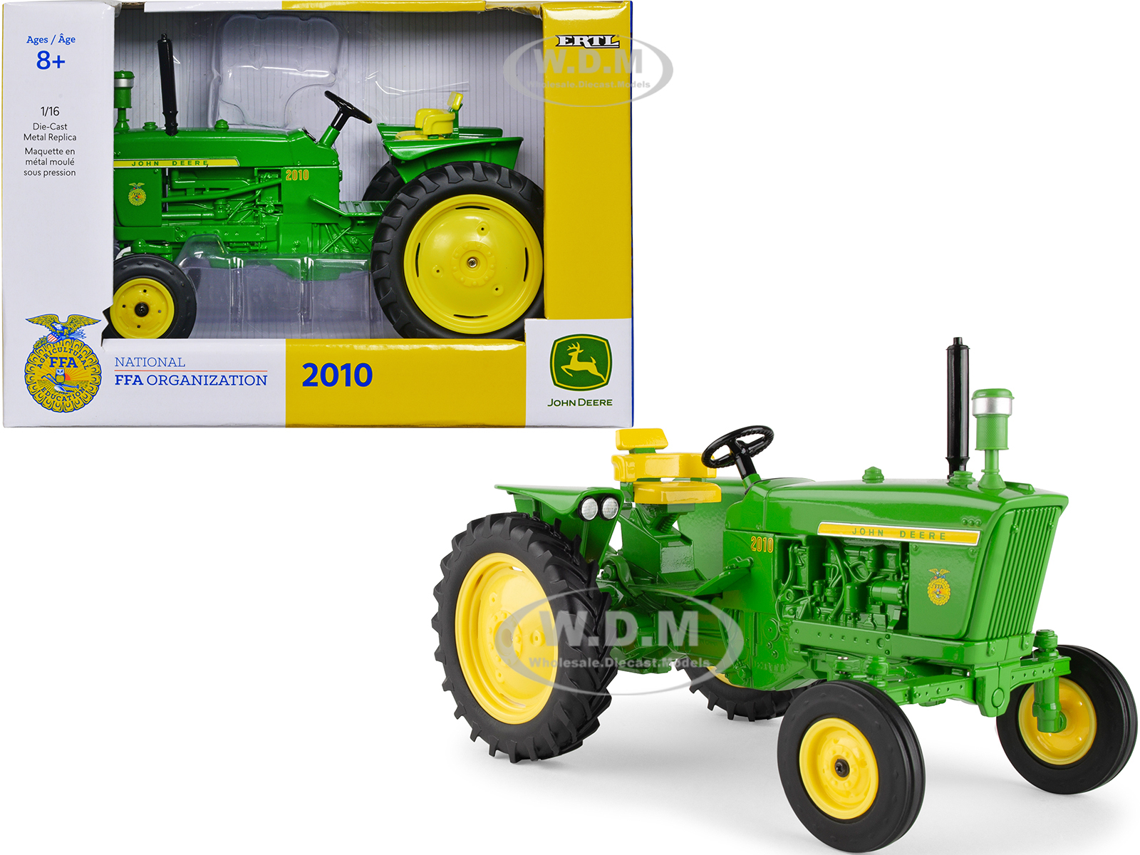 John Deere 2010 Tractor Green National FFA Organization Series 1/32 Diecast Model by ERTL TOMY