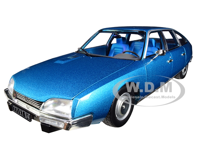 1974 Citroen Cx 2000 Delta Blue Metallic 1/18 Diecast Model Car By Norev