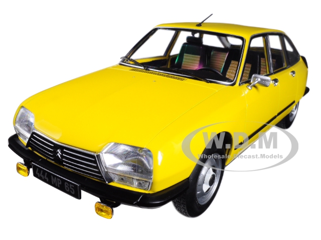 1979 Citroen Gs X3 Mimosa Yellow 1/18 Diecast Model Car By Norev