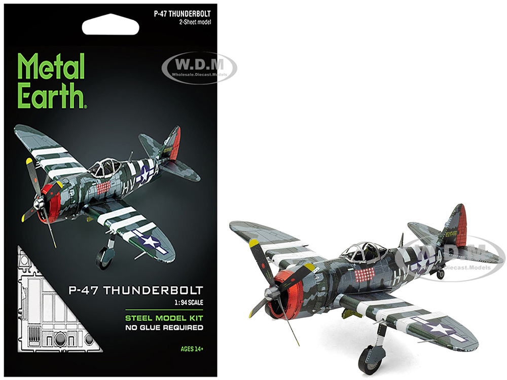 UPC 032309000023 product image for Model Kit Republic P-47 Thunderbolt Fighter Aircraft 