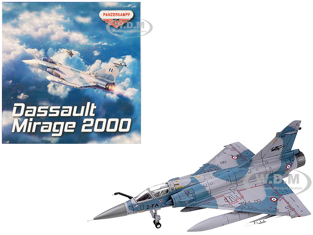 Dassault Mirage 2000-5F Fighter Aircraft 2-FA Cigognes French Air Force Wing Series 1/72 Diecast Model by Panzerkampf