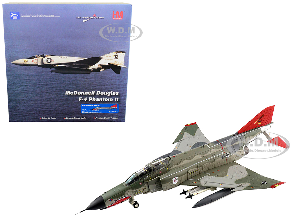 McDonnell Douglas F-4F Phantom II Norm 81 Fighter Aircraft JG 71 Richthofen GAFTIC 86 CFB Goose Bay Canada (May 1986) Air Power Series 1/72 Diecast Model by Hobby Master