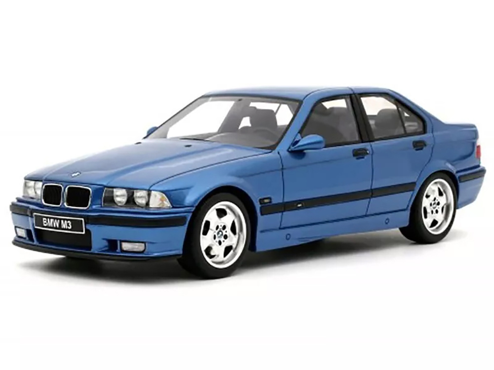 1995 BMW E36 M3 Estoril Blue Limited Edition to 3000 pieces Worldwide 1/18 Model Car by Otto Mobile