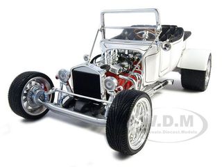 1923 Ford T-bucket Roadster White 1/18 Diecast Car Model By Road Signature
