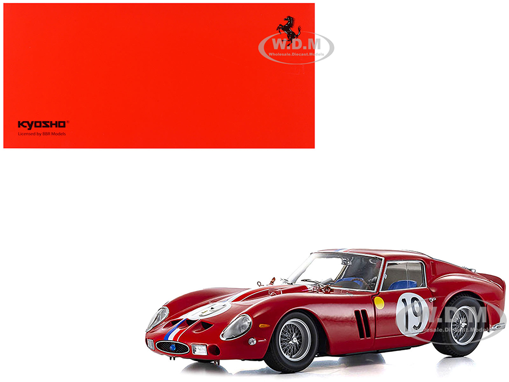 Ferrari 250 GTO #19 Pierre Noblet - Jean Guichet 2nd Place 24 Hours of Le Mans (1962) 1/18 Diecast Model Car by Kyosho