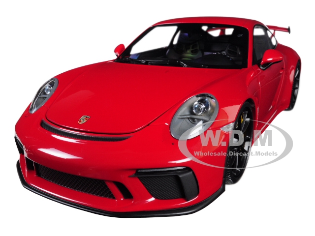 2017 Porsche 911 Gt3 Red With Black Wheels Limited Edition To 666 Pieces Worldwide 1/18 Diecast Model Car By Minichamps
