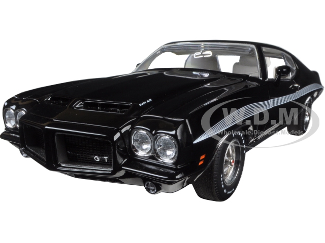 1972 Pontiac Gto Lemans Starlight Black Limited Edition To 554pcs 1/18 Diecast Model Car By Acme