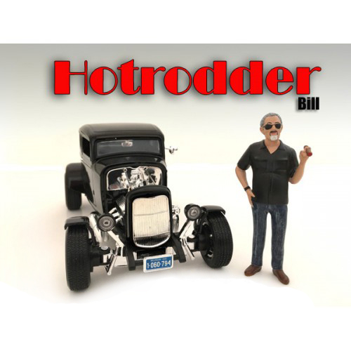 "hotrodders" Bill Figure For 118 Scale Models By American Diorama