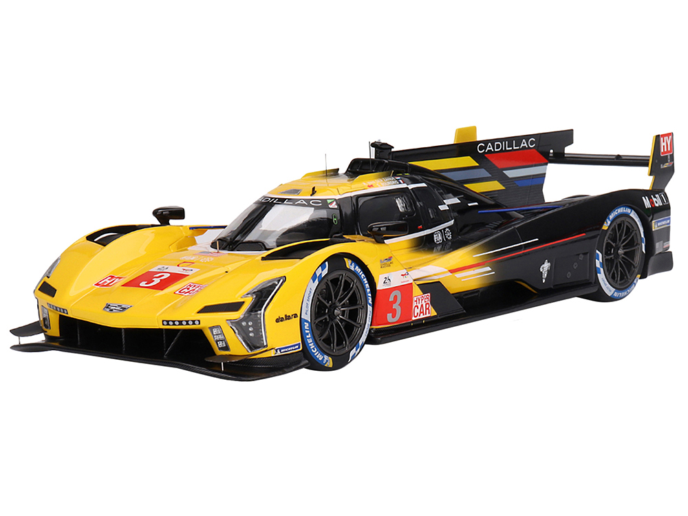 Cadillac V-Series.R #3 Sebastien Bourdais - Scott Dixon - Renger van der Zande Cadillac Racing Hypercar 24 Hours of Le Mans (2023) 1/18 Model Car by Top Speed