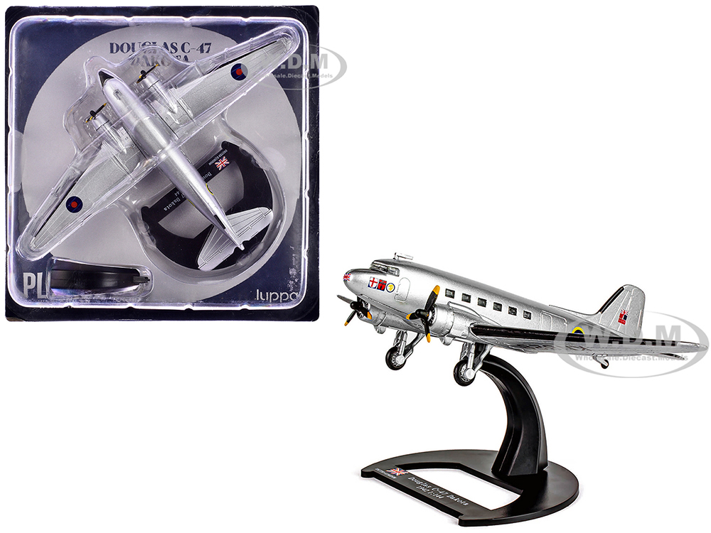 Douglas C-47 Dakota Transport Aircraft Field Marshal Montgomery No. 24 Squadron Royal Air Force (1945) Planes of World War II Series 1/144 Diecast Model Airplane by Luppa