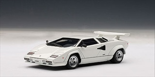 Lamborghini Countach 5000 S White 1/43 Diecast Model Car By Autoart