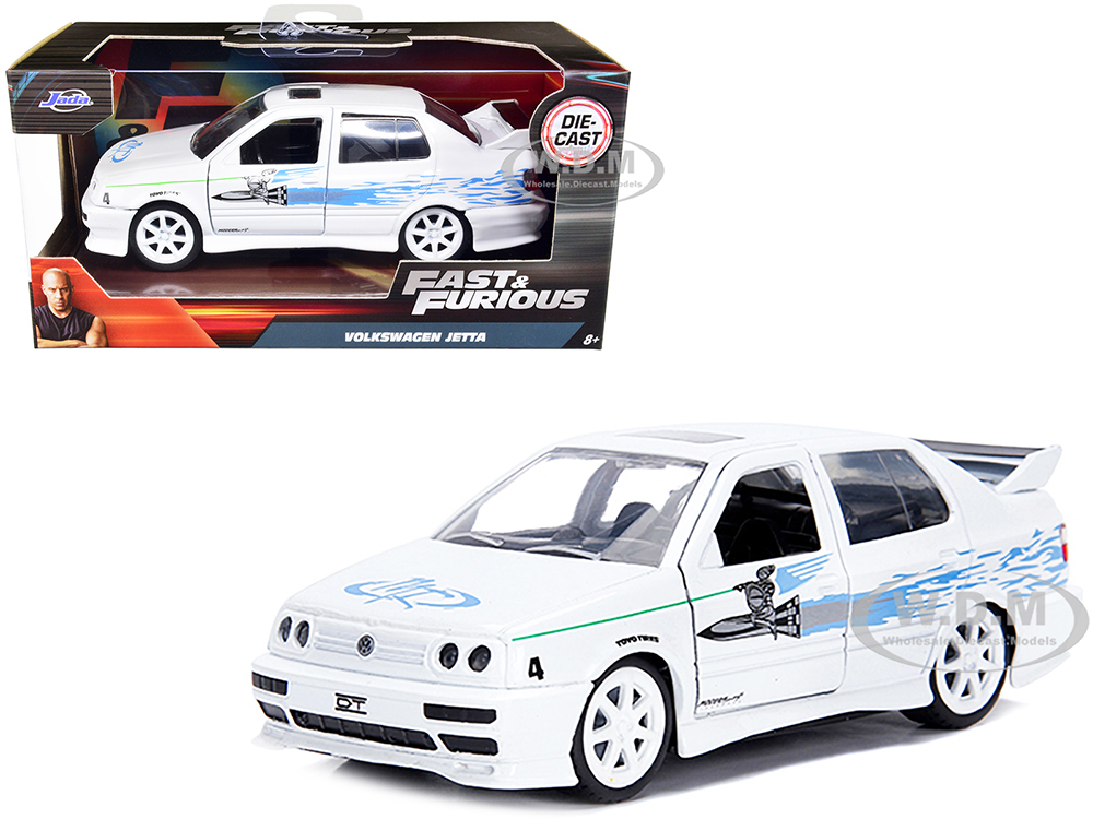 Jesses Volkswagen Jetta White Fast &amp; Furious Movie 1/32 Diecast Model Car by Jada