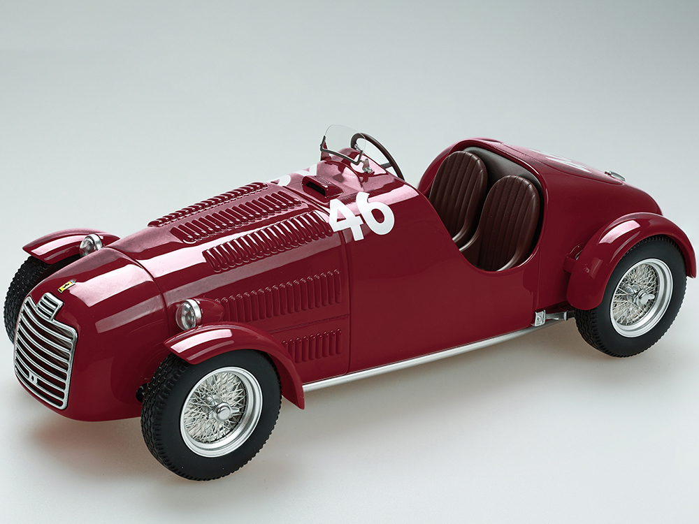 Ferrari 125C #46 Franco Cortese Circuito Vigevano (1947) Limited Edition to 70 pieces Worldwide Mythos Series 1/18 Model Car by Tecnomodel