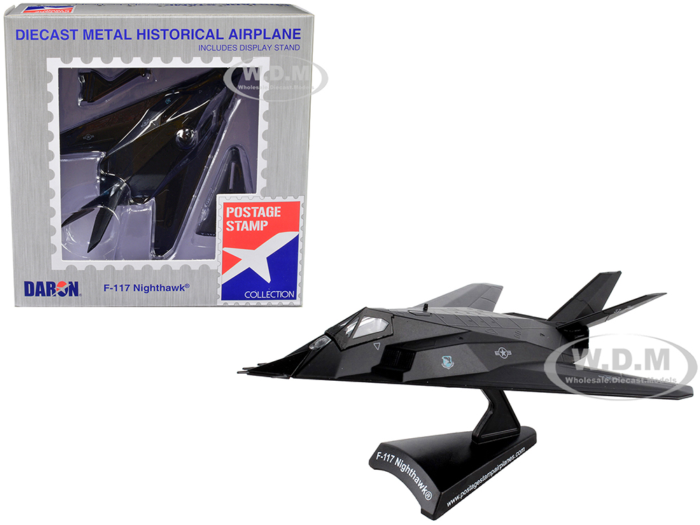 Lockheed F-117 Nighthawk Stealth Aircraft United States Air Force 1/150 Diecast Model Airplane by Postage Stamp