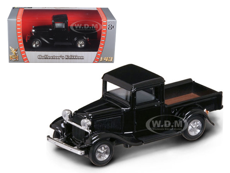 1934 Ford Pick Up Truck Black 1/43 Diecast Car Model By Road Signature