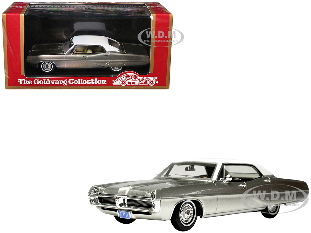 1967 Pontiac Bonneville Champagne Gold Metallic with White Top Limited Edition to 200 pieces Worldwide 1/43 Model Car by Goldvarg Collection