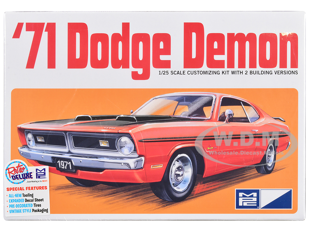 Skill 2 Model Kit 1971 Dodge Demon 1/25 Scale Model by MPC