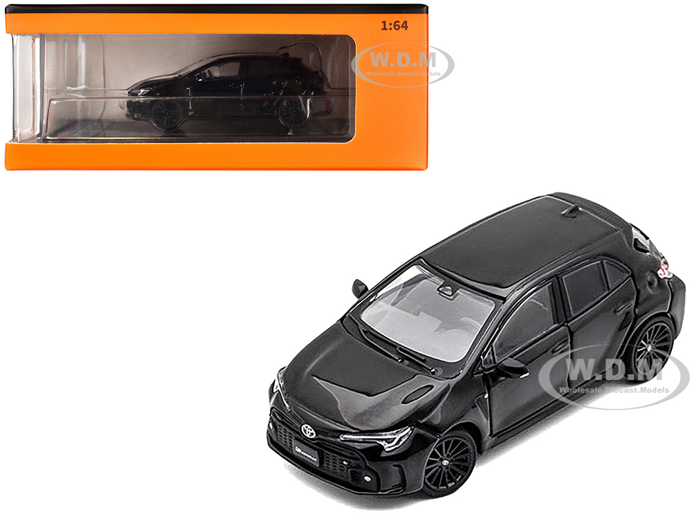 2022 Toyota GR Corolla Black 1/64 Diecast Model Car by GCD