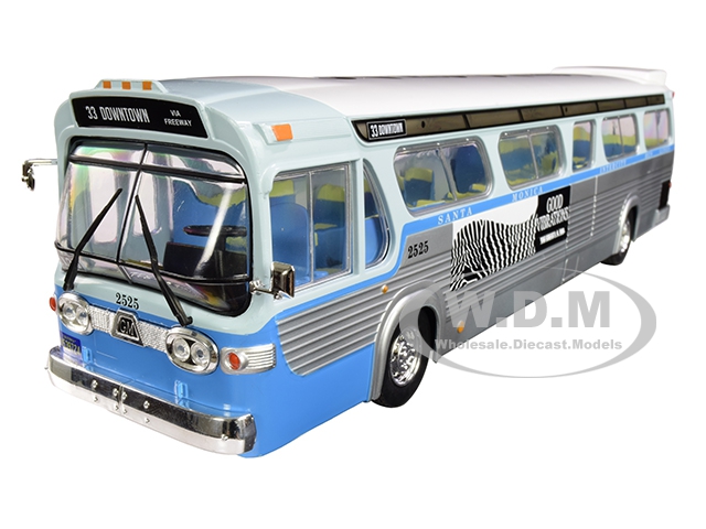 1960s General Motors Tdh 33 Intercity Bus Lines (santa Monica California) "speed" (1994) Movie 1/43 Diecast Model By Greenlight
