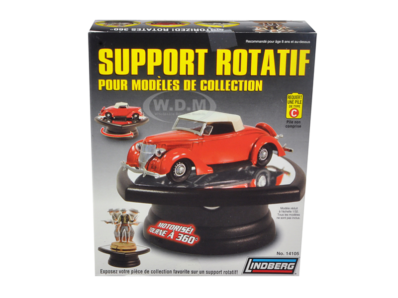 Rotary Display Stand For 1/32 1/64 & 1/43 Scale Models By Lindberg