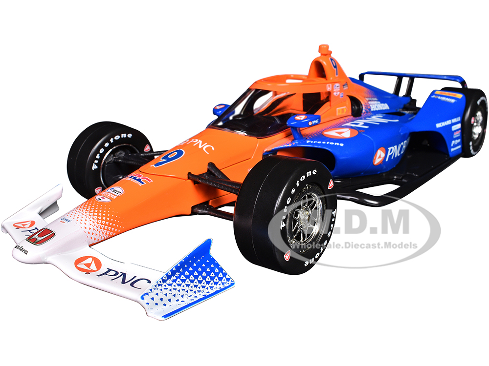 Dallara IndyCar #9 Scott Dixon PNC Bank Chip Ganassi Racing NTT IndyCar Series (2024) 1/18 Diecast Model Car by Greenlight