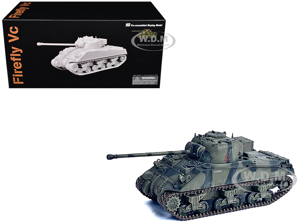 British Sherman Firefly VC Tank 4th/7th Royal Dragoon Guard 8th Armoured Brigade France (1944) NEO Dragon Armor Series 1/72 Plastic Model by Dragon Models