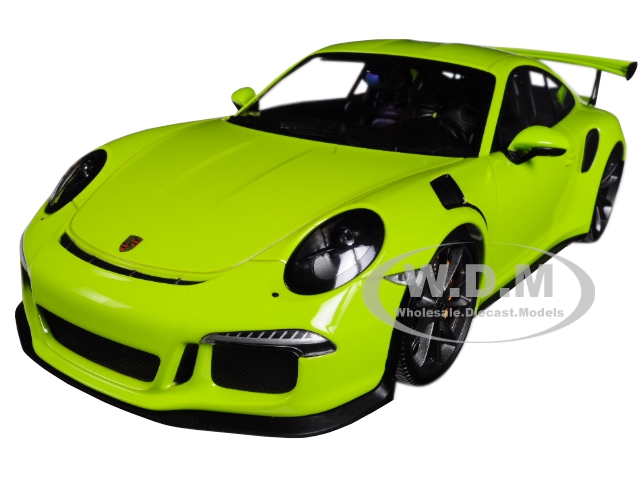 2015 Porsche 911 Gt3 Rs Light Green Limited Edition To 1002 Pieces Worldwide 1/18 Diecast Model Car By Minichamps