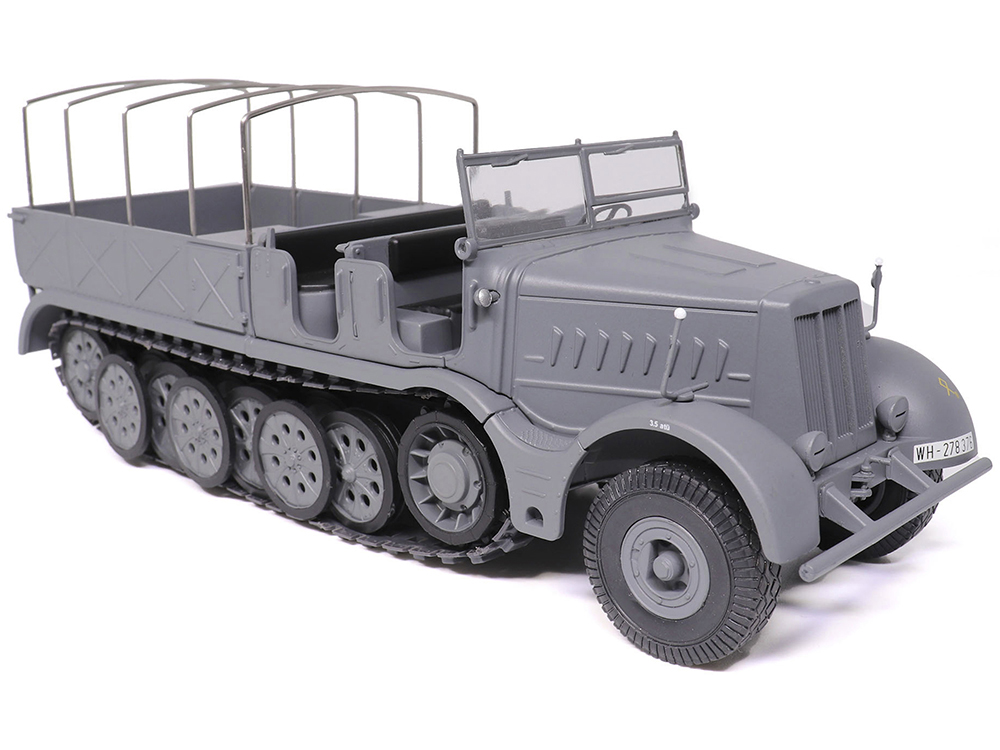 Sd.Kfz. 9 18-Ton FAMO AFV Gray German Army 1/43 Diecast Model By Militaria Die Cast