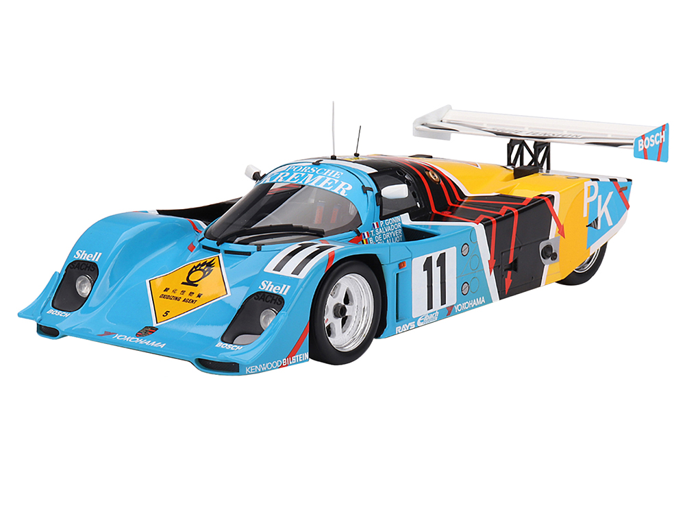 Porsche 962 CK6 #11 Philippe Alliot - Bernard de Dryver - Patrick Gonin Porsche Kremer Racing C1 24 Hours of Le Mans (1990) 1/18 Model Car by Top Speed